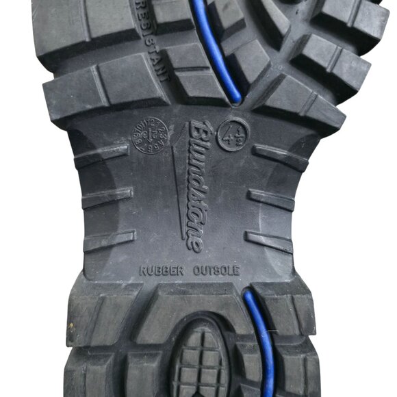 Blundstone 2238 Rustic Black Chelsea Leather Lug Boot Size 7.5 - Picture 7 of 10